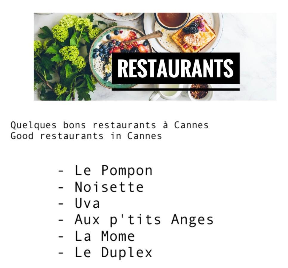 戛纳Lovely Studio 1Bdr City Center Studio La Tete Dans Les Etoiles公寓 外观 照片